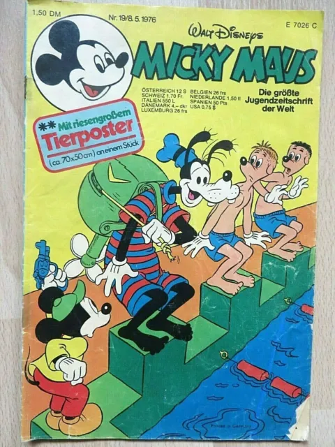 Micky Maus Nr. 19 vom 08.05.1976 mit Schnipp von Walt Disney
