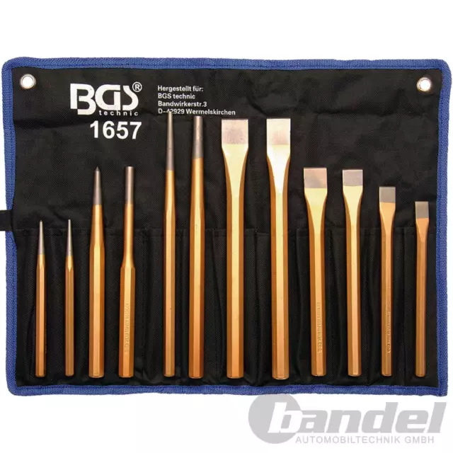 BGS Splintentreiber-Set 12-tlg. Ciseau Grain Durchtreiber &amp;