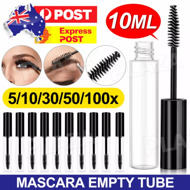 5x 10ML Portable Eyelash Tube Empty Mascara Cream Vial Container Travel Bottles