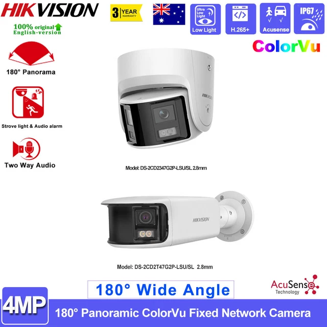 Hikvision DS-2CD2347G2P-LSU/SL(2.8mm)(C) Telecamera IP A Cupola, 4MP, Visione Notturna, Per Interni/Esterni - 3