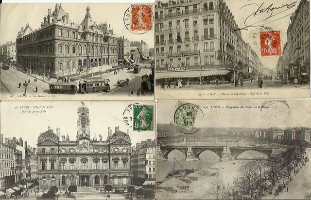 Lot De 187 Cartes Postales Anciennes De Lyon (Rhône) (Lot N°2).