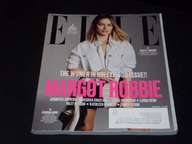 2017 November Elle Magazine - Margot Robbie Front Cover - E 2711