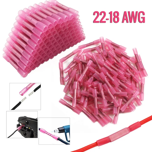 Kit 100x Cosse isolée à Sertir Connecteur Electrique Mâle Femelle