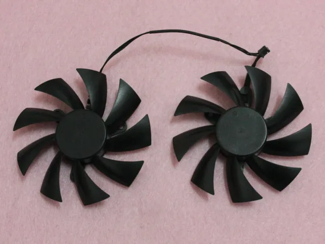 Pair Fans Cooler Fan For EVGA GTX 760 GTX 770 PLA09215B12H 87mm Graphics Card