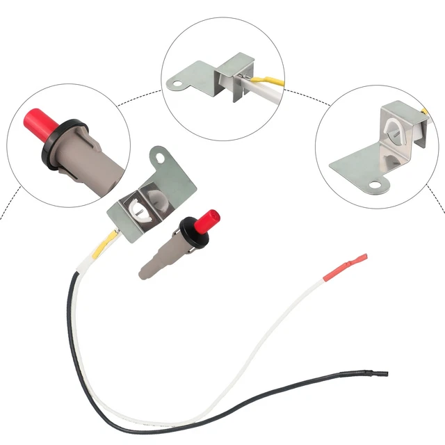 Kit D'Allumage Pour Barbecue à Gaz Weber Série Q - Compatible Q100, Q200, Q120, Q220, Remplacement Pièce 80462