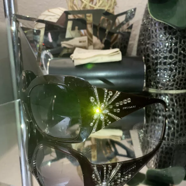Louis Vuitton Lily Sunglasses Gold Mirror Swarovski Crystal Limited Edition  RARE