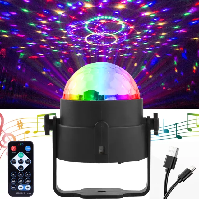 LED Discokugel RGB Bühnenbeleuchtung DJ Disco Licht Lichteffekt Partylicht Dekor