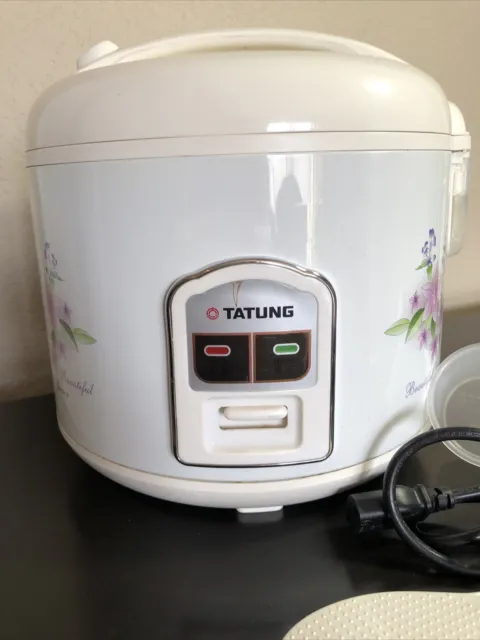 TATUNG TRC-6UDW White 5.5 Cup Electronic Rice Cooker 