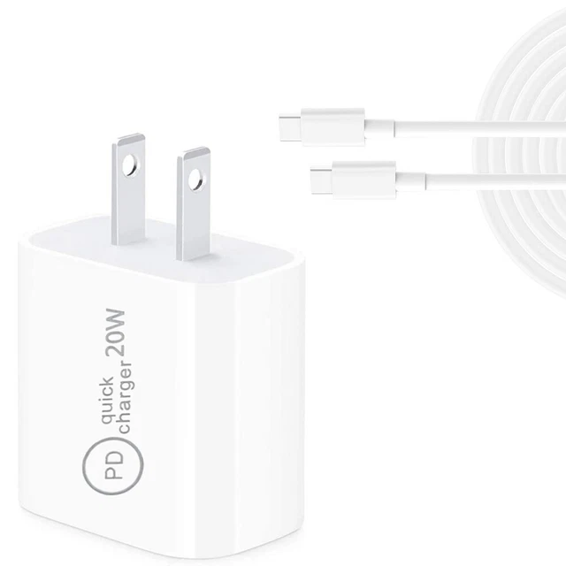 High Rate 20W PD Type-C Charger Type C to USB C Cable fit Google Pixel XL Phone