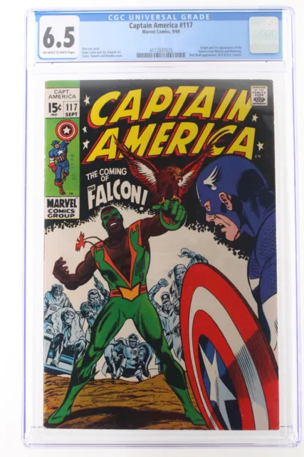 Captain America #117 - Marvel 1969 CGC 6.5 1st Appearance + Origin of The Falcon