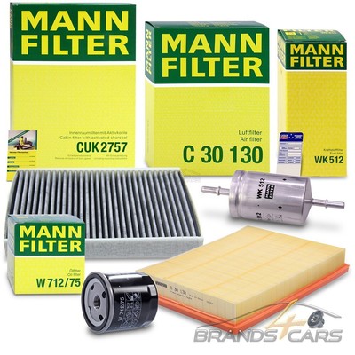 Pacchetto Ispezione Filtro Set XL MANN-FILTER d3766 FILTRI ANTIPARTICOLATO anschraubfilter 