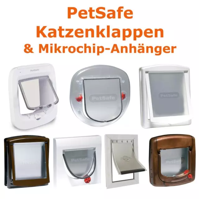 Petsafe Staywell Katzentüren Katzenklappe Hundetür Mikrochip viele Größen/Farben