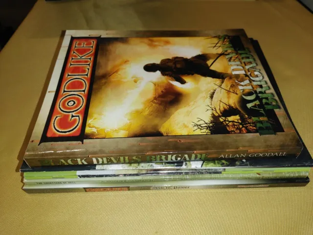 Godlike RPG lot of 7 Books Black Devil's Brigade Courtyard of Hell Will to Power