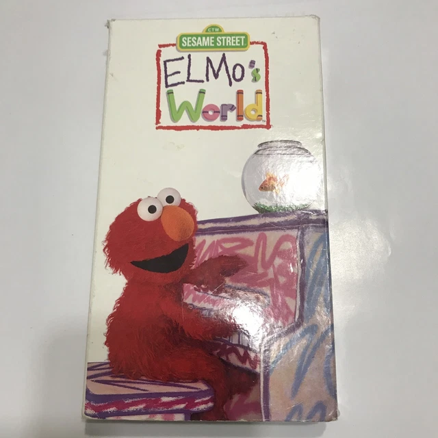 SESAME STREET ELMO'S World VHS Video Tape Kids Video 2000 £4.92