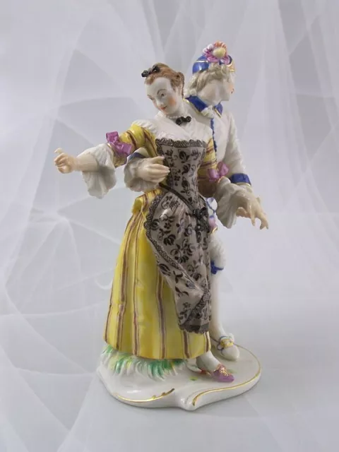 Nymphenburg Figur Tanzpaar "Consortin mit Läufer" Figure Figurine Bustelli 3