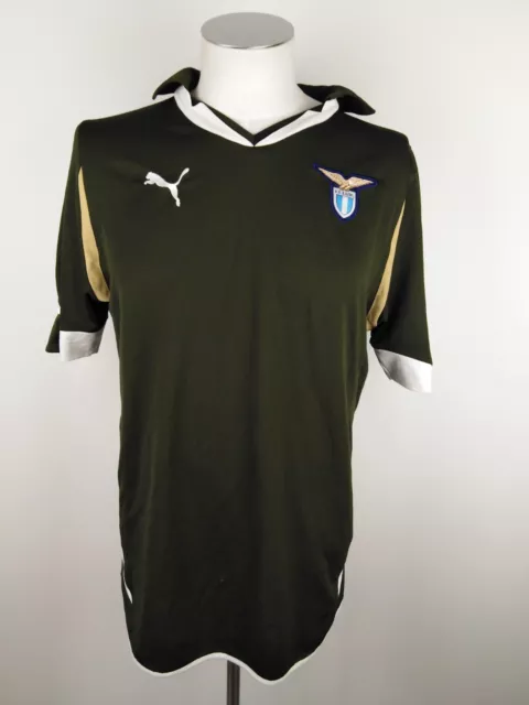 PUMA Lazio Maillot Football Maillot 2010/11 Homme Taille L Soccer Jersey Vintage