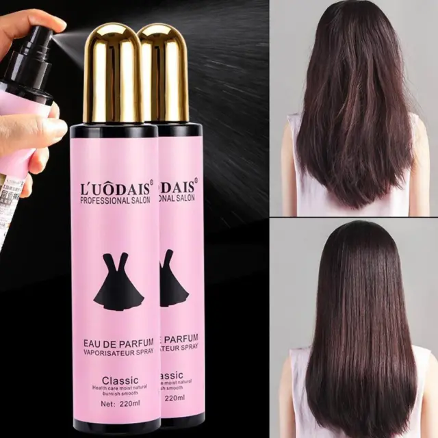 Aceite esencial en aerosol para cabello Golden Lure feromonas - Mejora el encrespado seco y quebradizo|