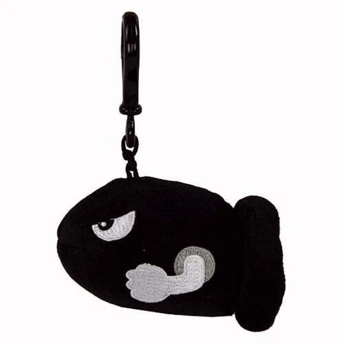 Mocchi Mocchi Mario Kart Club Clip-Ons - Bullet Bill| Super Soft | Great for