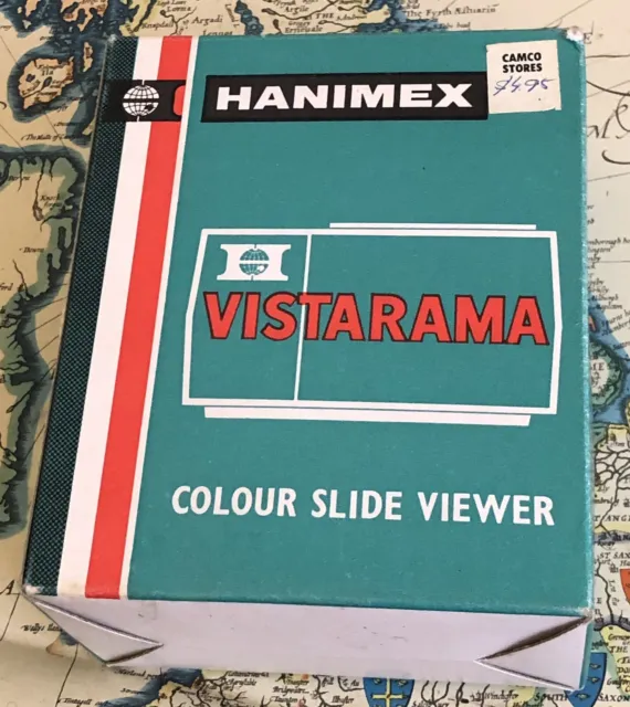 Vintage Hanimex Vistarama Photographic Slide Viewer 1960's. Battery Operated.