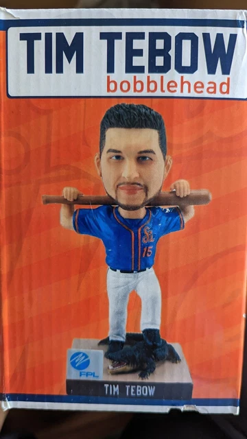 Tim Tebow with Florida Alligator Port St. Lucie Mets Bobblehead