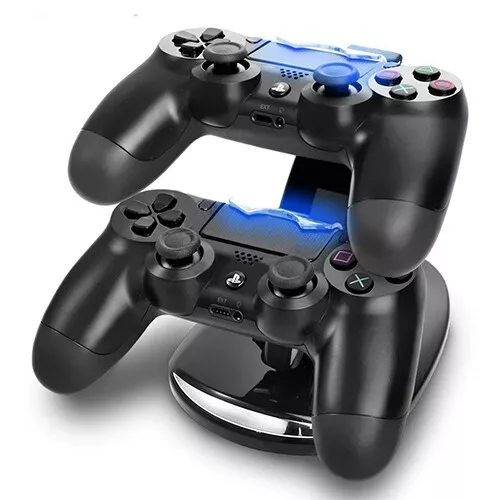 Portable Fast Charger Dock Station Dual USB Charging Stand for PS4-Controller