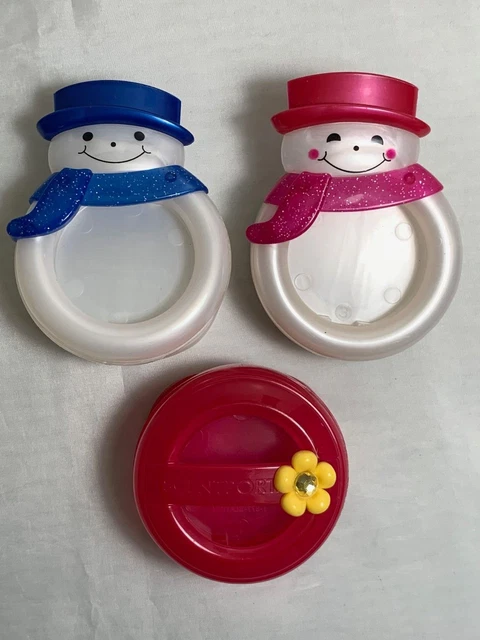Scentportable Bath & Body Works Car Visor Clip Fragrance Holder Snowman       A1