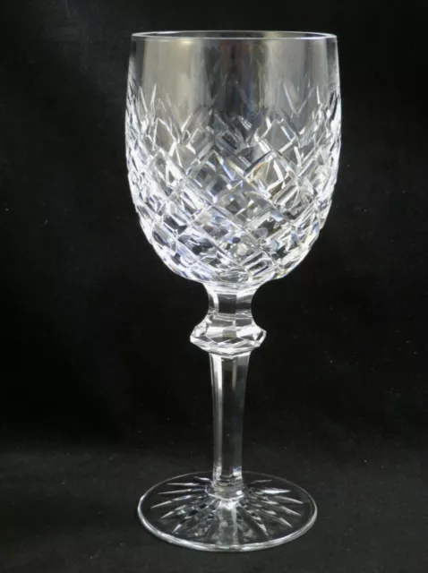 Waterford Crystal Powerscourt Water Glass Goblet  7  5/8"  imperfect