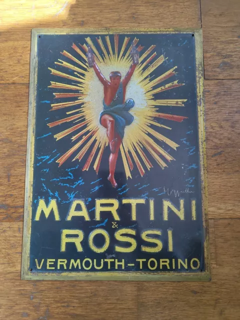 Insegna Pubblicitaria Vermouth  Martini Rossi