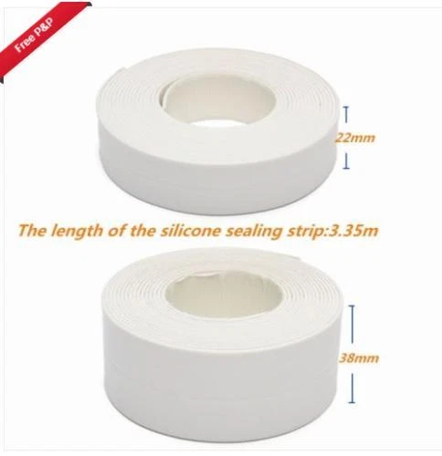 Tira de sellado de pared de baño 22 mmx3,2 m borde de lavabo - herramienta de cocina