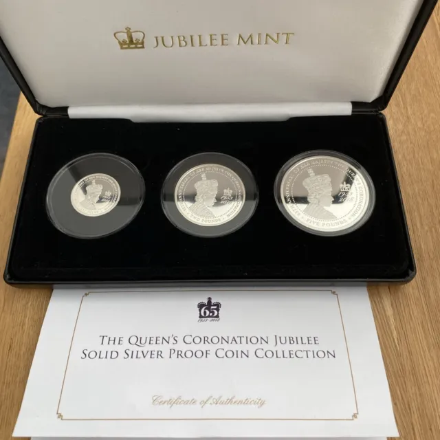 The Jubilee Mint - The Queens Coronation Silver Proof Coin Collection