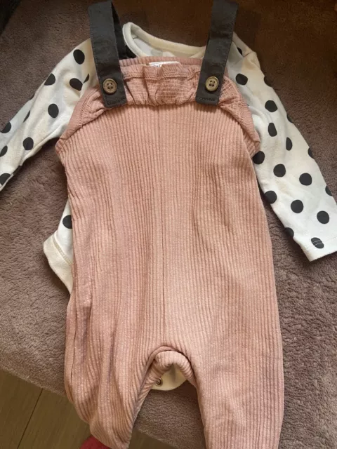 Baby Girl Outfit Baby Grow 0/3 Months Next H&m River Island