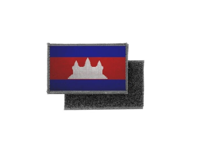 Patch Écusson Camouflage Wallonie - 5x8 Cm - Badge Drapeau Wallon Belge - Fixation Mâle/Femelle