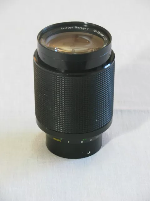 Vivitar Series 1 70-210 mm f/3.5 Macro Focusing Auto Zoom Lens ONLY, No Mount rr