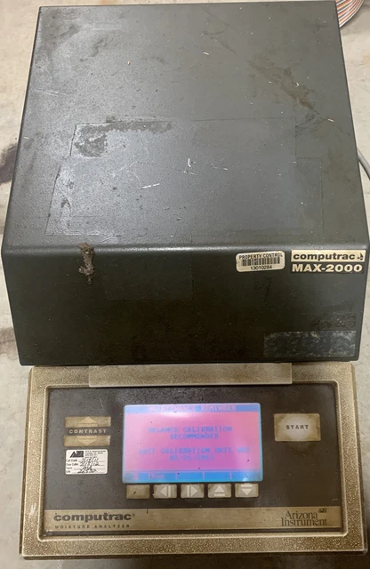 Arizona Instruments Computrac MAX-2000 Moisture Analyzer AS-IS *See Description*