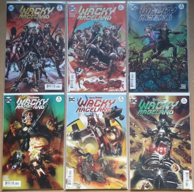 WACKY RACELAND (2016) #1 - #6 complete set 1st Printing New DC Comics