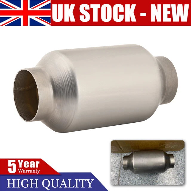 Convertitore Catalitico Sportivo Universale Da 2,5 Pollici Hi Flow 200 Celle Inox
