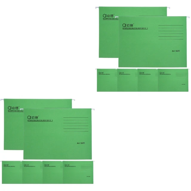 12 Pcs Office File Folders Hanging Portable File Folders Hanging Office File