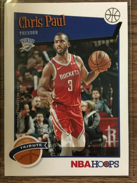 2019 NBA Hoops Chris Paul Tribute Card Oklahoma City Thunder #288