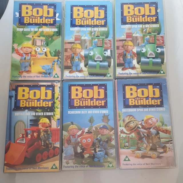 BOB THE BUILDER Kids VHS Video Joblot x6 retro Bundle £4.20 - PicClick UK
