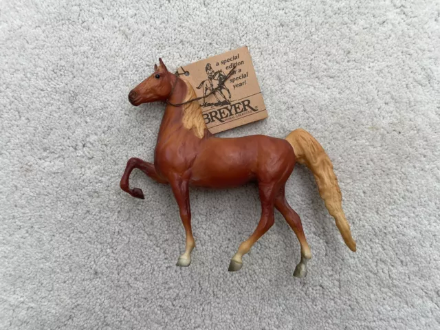 RARE Breyer Horse Paddock Pal Little Bits Toy Fair Saddlebred Hang Tag SIGNED SR