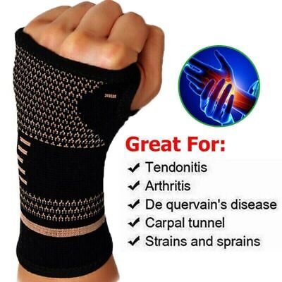 Guantes de compresión de cobre guantes para la artritis soporte manual túnel carpiano - PEDIMEND