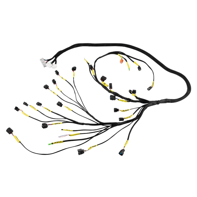 Tucked Engine Harness  For Honda Acura K-Swap 02-04 RSX Type S K20 K24 K-Series