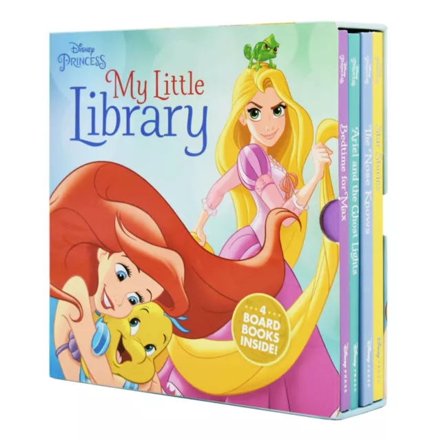 Disney Princess My Little Library 4 Books Collection Set - Ages 0-5 -Board book