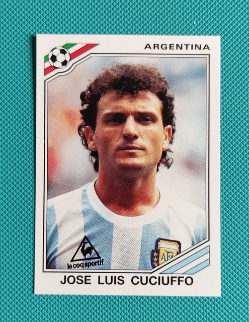 Argentina (Jose Luis Cuciuffo) - Panini Mexico 86 World Cup Story Sticker Argentina (Jose Luis Cuciuffo) - Panini Mexico 86 World Cup Story Sticker