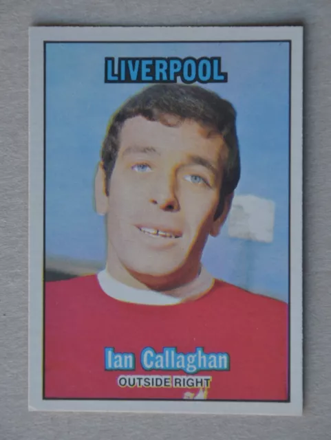 A&Bc 1970 Orange Back Card. Ian Callaghan - Liverpool  111