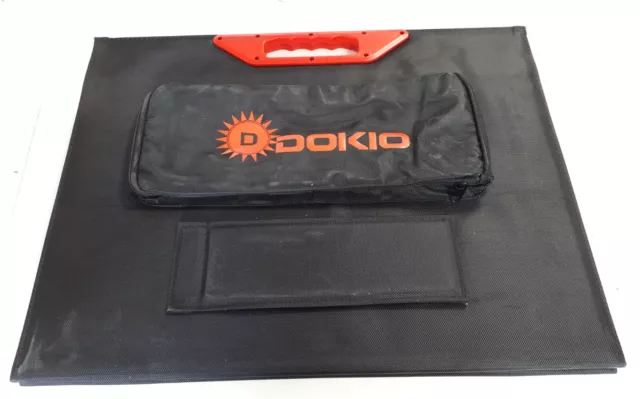 DOKIO Panneau Solaire Pliable Portable max 175 x 59 cm