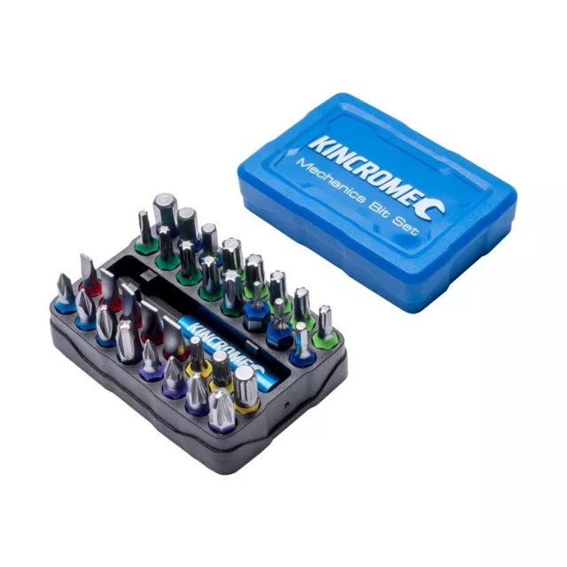 Kincrome Mechanics Bit & Holder - 33 Piece Torx and Hex Bit Set 13650