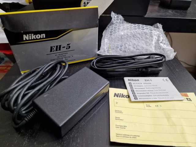Vhbw Adattatore Alimentazione Per Nikon EH-5 - Accoppiatore CC Sostitutivo Per EP-5A, Per Fotografia Time-Lapse E Studio