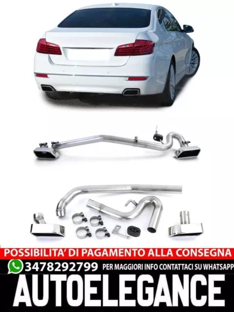 Terminale di scarico duplex 550 look conversione per BMW F10 F11 520 523 525 528