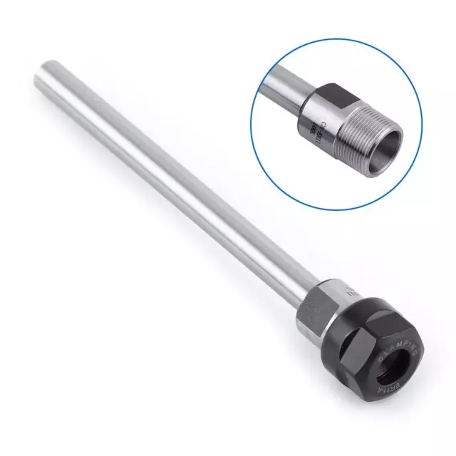 C8-ER11A-100L Collet Chuck Holder CNC Milling Extension Rod Straight Shank New